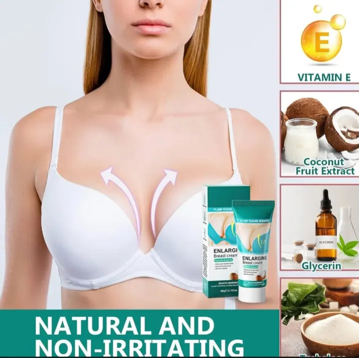 Essence Firming & Lifting Cream for Women - 60g | Advanced Skin Tightening, Plumping & Contouring Formula | Natural Bust Area Moisturizer for Youthful Elasticity, Smoothness & Shaping