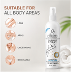 Hair Removal Spray for Women & Men | Removes Body Tan | Painless & Irritation Free Body Hair Removal for Chest, Legs, Arms, Hands, Underarm & Back (140 ML)
